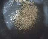 A picture of step 1 of Zeera Raita!.