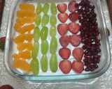 A picture of step 9 of Fresh fruit biscuit pudding.