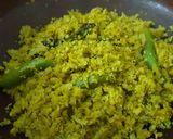 A picture of step 4 of Netholi Anchovi Peera.
