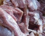 A picture of step 1 of Shami kabab.