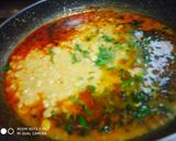 A picture of step 3 of Sindhi Dal Pakwan.