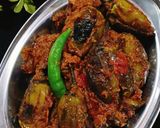 A picture of step 7 of Rajasthani Stuffed Eggplant.