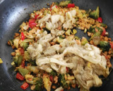 Foto del paso 8 de la receta: Berenjena rellena con verduras y soja