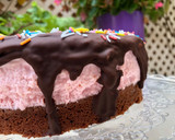Foto del paso 9 de la receta: Tarta brownie con mousse de Cassis
