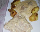Une image de l'étape 5 de Escalope avec la crème fraîche.