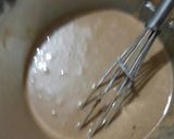 A picture of step 2 of Dalgona Mocha cake.