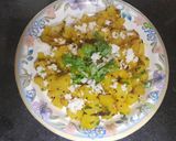 A picture of step 4 of Raw papaya Bhaji.