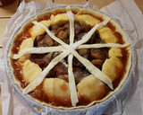 Foto del paso 5 de la receta: Tarta de albaricoque, manzana y mirabel