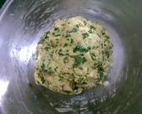 A picture of step 3 of Aloo methi thepla.