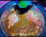 A picture of step 4 of Karonda pickle (Bihari style).