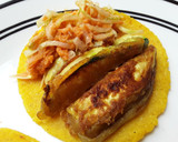 Foto del paso 9 de la receta: Tacos🌮 de calabacín y berenjena empanizados🌮