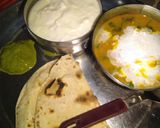 A picture of step 3 of Aarad dal.