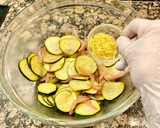 Foto del paso 5 de la receta: Pastel hojaldre “Calabacín y limón”’ Sin gluten (Gluten-free “Zucchini and lemon” puff pastry cake)