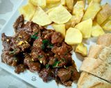 Foto del paso 8 de la receta: Carrillada con boletus en salsa de vino tinto y naranja