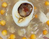 A picture of step 6 of Chicken corn soup🍲.