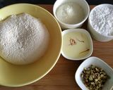 A picture of step 2 of Kesar pista Baked Sandesh.