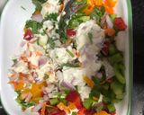 A picture of step 4 of Mixed Veg Crispy Uttapam.