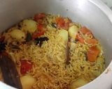 यखनी वेज पुलाव (( yakhni veg pulao recipe in Hindi) रेसिपी चरण 4 फोटो