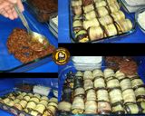 A picture of step 8 of Italiano Sushi Or Aubergine Rolls.
