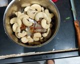 A picture of step 1 of Methi Mutter Malai.