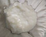 A picture of step 1 of Dahi ke sholey fried hung curd roll.