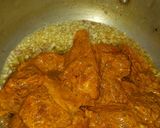 A picture of step 3 of Chicken patiyala.