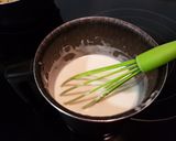 Foto del paso 11 de la receta Timbal de borraja y limón con patatas moradas y beicon!!!