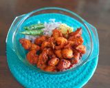 A picture of step 7 of Crispy chicken 65.