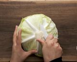 A picture of step 1 of Stuffed Cabbage with Pomegranate Molasses 😋.
