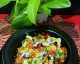 A picture of step 4 of Leftover Chana Masala Chaat.