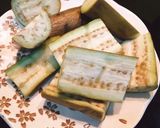Hình bước làm 3 của món Cà tím trộn tương dầu mè (Gaji namul) - món chay