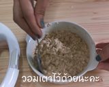 รูปขั้นตอนการทำที่ 2 ของ วาฟเฟิลข้าวโอ๊ต​กล้วยหอม​ ¦อาหารคลีน¦ขนมคลีน