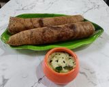A picture of step 6 of Super Healthy Sprouted Ragi Dosa.