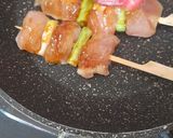 Foto langkah ke 3 dari resep Yakitori(sate ayam khas Jepang).