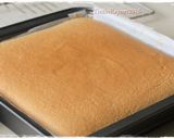 Foto langkah ke 5 dari resep Ogura Cake Ketan Hitam Malaysian Cottoncake.