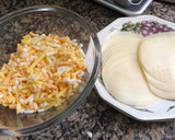 Foto del paso 4 de la receta: Gratinado de batatas, berenjenas y repollo dorado
