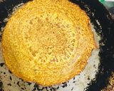 A picture of step 4 of Cheesy chilla Wrap.