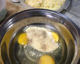 Foto del paso 2 de la receta: Tarta de espinacas y salsa blanca con base de papas