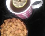 A picture of step 3 of Doum palm tea (shayin goruba).
