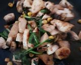 A picture of step 1 of My Sweet Chilli Chicken & Mushroom Enchilada. 😀.