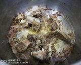 A picture of step 4 of Uzbeki pulao.