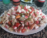 Foto del paso 4 de la receta: Ensalada de marisco y pasta