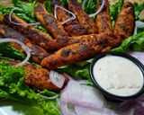 A picture of step 3 of Mughlai kabab.