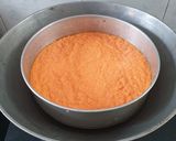 A picture of step 4 of Tirangi Dhokla Popstick.