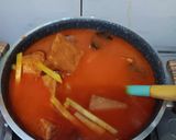 Foto langkah ke 4 dari resep Ketupat sayur labu siam santan.