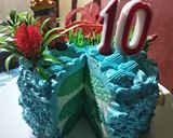 Foto langkah ke 10 dari resep Tart ombre kukus.