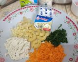 Foto langkah ke 1 dari resep Resep MPASI Cadis 7mo+ Makaroni Tahu Keju (MTK).