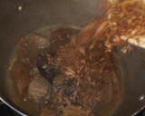 A picture of step 1 of Oha soup. 😍😋.