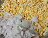 A picture of step 2 of Crispy sweet corn fritters.