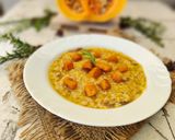 A picture of step 4 of Pumpkin Risotto.